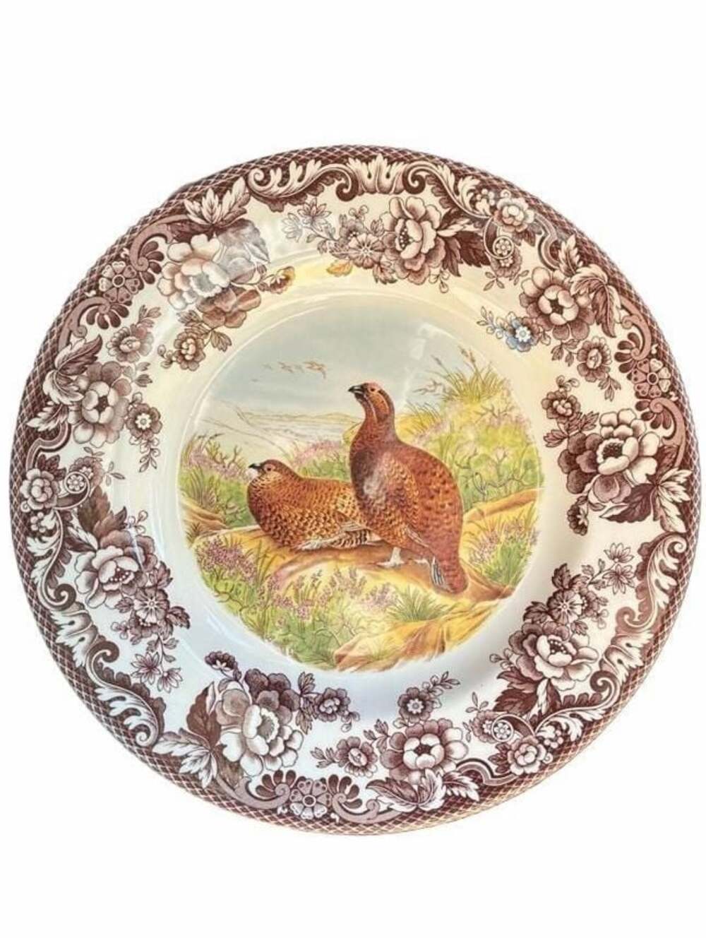 Spode Woodland Dinner Plate Red Grouse